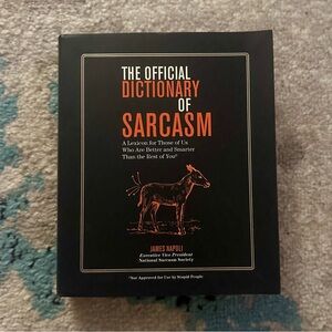The Official Dictionary of Sarcasm Book